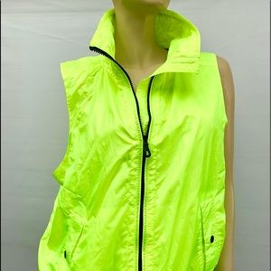 Lauren Ralph Lauren Active Neon Green Vest XL